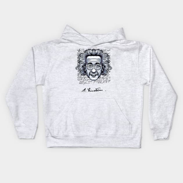 Albert Einstein Kids Hoodie by Lumio Gifts